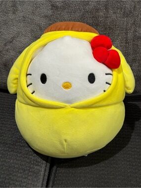 Squishmallow Sanrio Hello Kitty & Friends Pompompurin As HK  8” Plush